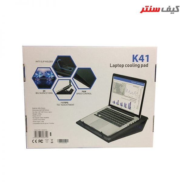 پایه خنک کننده لپ تاپ کول کلد مدل K41